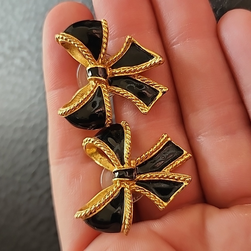 Vtg Kenneth Jay Lane For Avon Earrings - image 4